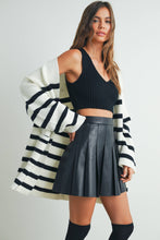 Load image into Gallery viewer, Cozy Elegance Striped Oversized Cardigan
