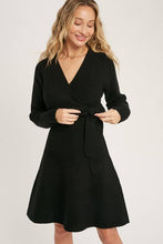 Load image into Gallery viewer, Chic Elegance Surplice Wrap Dress
