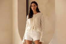 Load image into Gallery viewer, Soft Romance Pointelle Knit Cardigan
