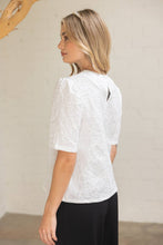 Load image into Gallery viewer, Get Frosted Winter Wonderland Bow Detail Jacquard Top
