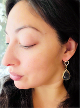 Load image into Gallery viewer, Sparkle in Your Eye Teardrop CZ Earrings (2 sizes)
