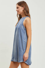 Load image into Gallery viewer, Easy Breezy Relaxed Chambray Dress
