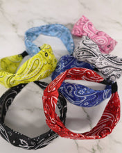 Load image into Gallery viewer, Miss Americana Bandana Twisted Headband (7 colors)
