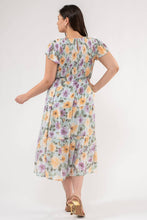 Load image into Gallery viewer, Garden Blooms Midi Dress (Curvy Collection)
