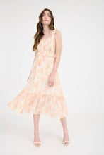 Load image into Gallery viewer, Peach Porcelain Midi Dress
