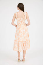 Load image into Gallery viewer, Peach Porcelain Midi Dress
