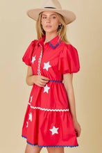 Load image into Gallery viewer, Miss Americana Babydoll Mini Dress
