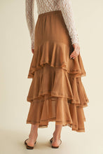 Load image into Gallery viewer, Harvest Moon Maxi Ruffle Skirt
