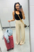 Load image into Gallery viewer, Cozy &amp; Chic Ribbed Knit Palazzo Pants (last one m)
