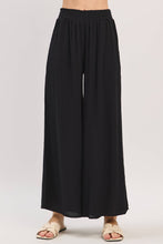 Load image into Gallery viewer, Day to Slay Smocked Wide Leg Palazzo Pants (last one M)
