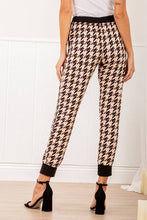 Load image into Gallery viewer, Chic Houndstooth Brushed Joggers
