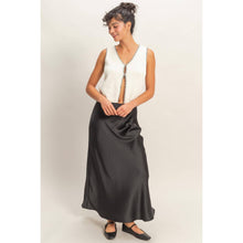 Load image into Gallery viewer, City Lights Satin Maxi Skirt
