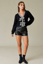 Load image into Gallery viewer, Harper Bow Knit Sweater Top
