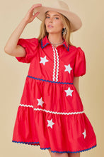 Load image into Gallery viewer, Miss Americana Babydoll Mini Dress
