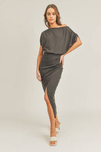 Load image into Gallery viewer, Smoke Show Knit Asymmetrical Dress
