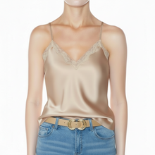 Load image into Gallery viewer, Sweet in Satin Lace Trim Cami Tank (3 colors)
