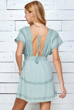 Load image into Gallery viewer, All the Frills Sage Dress
