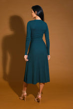 Load image into Gallery viewer, Tealin’ Festive Midi Sweater Dress
