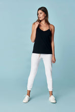 Load image into Gallery viewer, All Hours Black Racerback Tank Top
