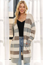 Load image into Gallery viewer, Decadent Draped Striped Cardigan

