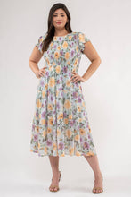 Load image into Gallery viewer, Garden Blooms Midi Dress (Curvy Collection)
