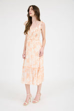 Load image into Gallery viewer, Peach Porcelain Midi Dress
