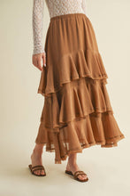 Load image into Gallery viewer, Harvest Moon Maxi Ruffle Skirt
