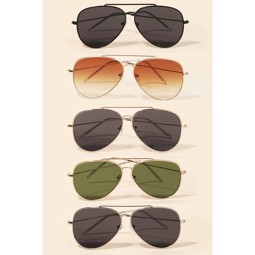 Maverick Reverse Lens Aviator Sunglasses