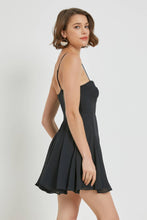 Load image into Gallery viewer, The Little Black Bustier Dress
