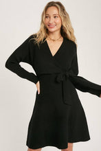 Load image into Gallery viewer, Chic Elegance Surplice Wrap Dress
