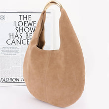 Load image into Gallery viewer, Chic Faux Suede Leather Hobo Bag
