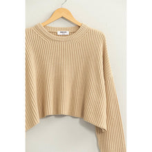 Load image into Gallery viewer, Make it a Day Oversized Crop Sweater
