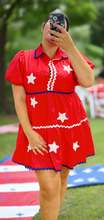 Load image into Gallery viewer, Miss Americana Babydoll Mini Dress

