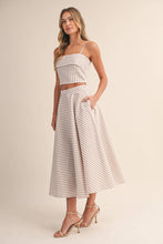 Load image into Gallery viewer, Harbor Stripes Skirt Set
