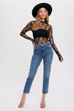 Load image into Gallery viewer, Witchy Woman Black Lace Top
