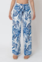 Load image into Gallery viewer, Blue Tropics Paperbag Pants
