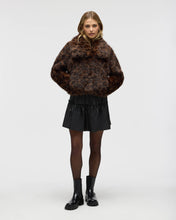 Load image into Gallery viewer, Luxe Faux Fux Fox Fur Cropped Jacket
