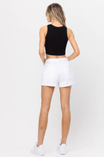 Load image into Gallery viewer, Optic White High Rise Cuffed Shorts
