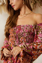 Load image into Gallery viewer, Sweet Tropics Smocked Midaxi Dress
