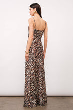 Load image into Gallery viewer, Fancy Feline Leopard Bias-Cut Maxi Dress
