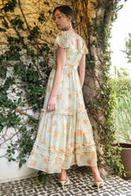 Load image into Gallery viewer, Secret Garden Sage Cut-out Maxi Dress
