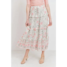 Load image into Gallery viewer, May Flowers Midaxi Skirt
