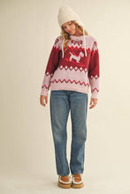 Load image into Gallery viewer, Puppy Slopes into the Holidays Pullover Sweater
