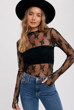 Load image into Gallery viewer, Witchy Woman Black Lace Top
