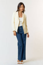 Load image into Gallery viewer, Touch of Elegance Tweed Ivory Blazer
