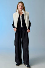 Load image into Gallery viewer, The Emily Reversible Contrast Sherpa Vest
