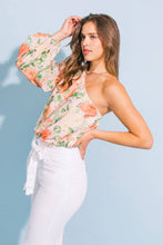 Load image into Gallery viewer, Spring Blooms Blouson One Shoulder Top
