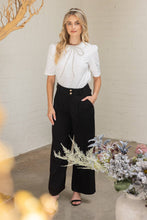 Load image into Gallery viewer, Get Frosted Winter Wonderland Bow Detail Jacquard Top
