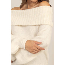 Load image into Gallery viewer, Decadent &amp; Dreamy Cream Two-fer Sweater
