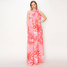 Load image into Gallery viewer, Pink Paradise Palms Maxi Dress
